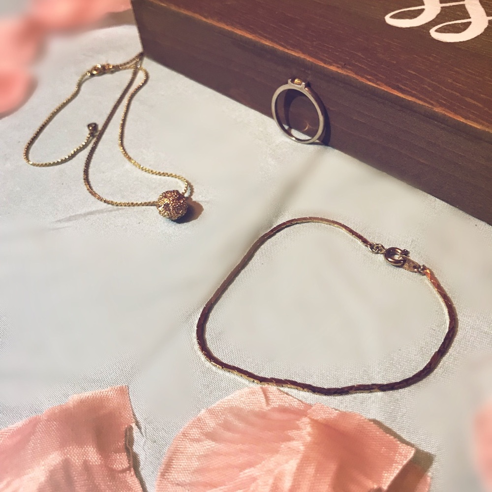 Sterling Silver and Gold Jewelry Set!